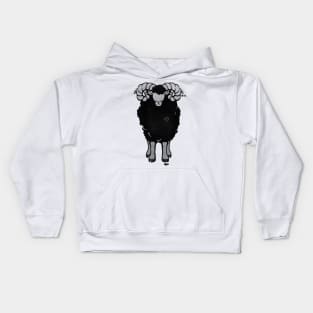 Heartless Black Sheep Love Kids Hoodie